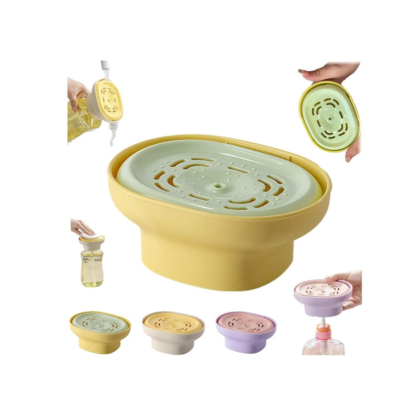 Detergent Presser - Laundry Dispenser,2025 New Portable Dishwashing Liquid Dispenser for Kitchen,Reusable Laundry Detergents Dispensers,Leak Proof Pump Detergent,Great for Washing Dishes - Image 1